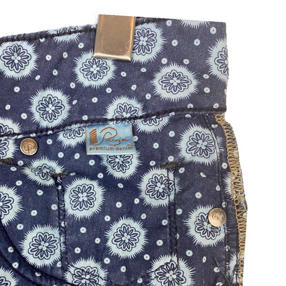 Paige Women's Hidden Hills Blue Dark Wash High Rise Bootcut Denim Jeans US 28 - Picture 10 of 11